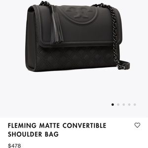 Tory Burch Fleming Black bag